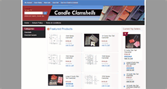 Desktop Screenshot of candleclamshells.com